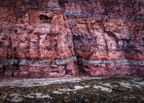 Bottom of the Helgoland island
