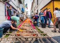 Flower decoration Festival Senhor Santo Cristo dos Milagres