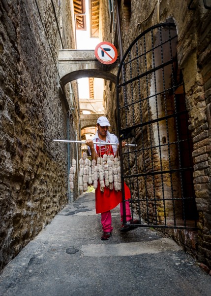 On the way to the storage to maturate