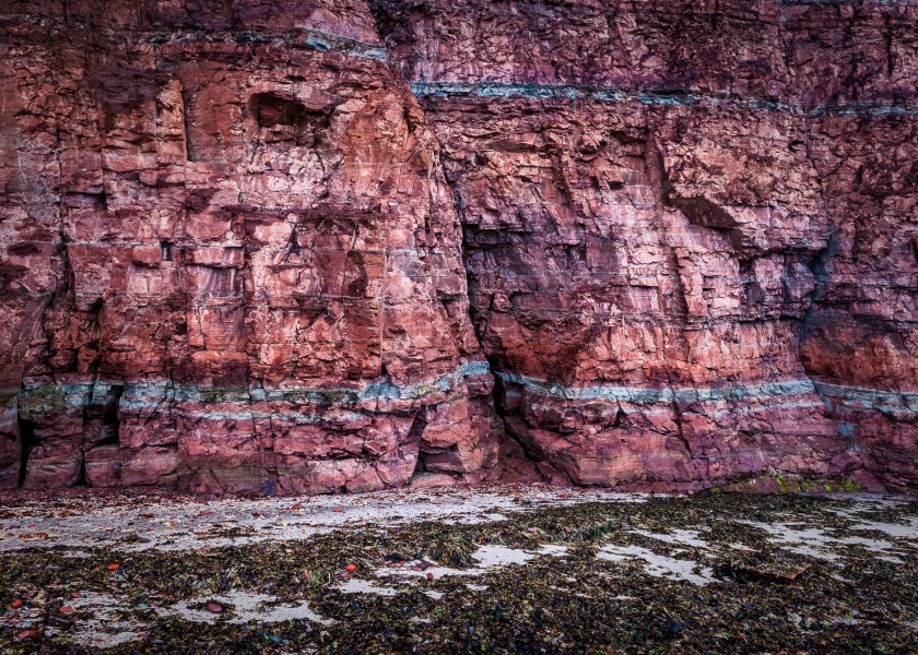 Bottom of the Helgoland island